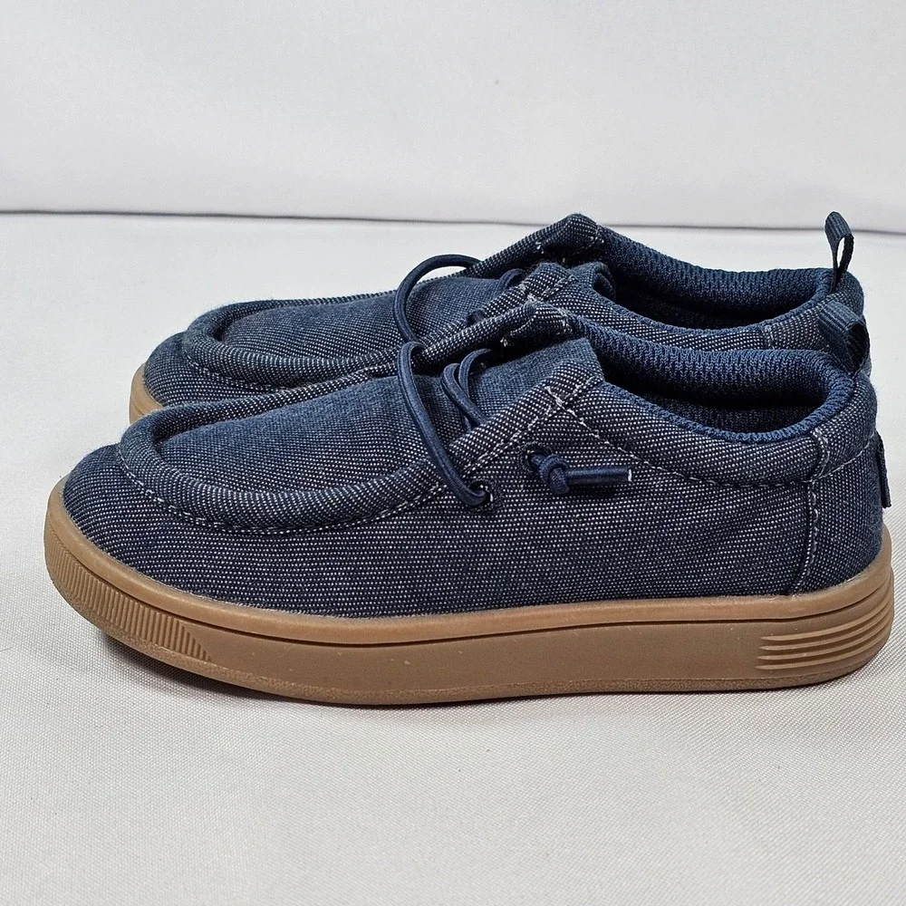Baby Toddler GAP‎ Blue Denim Slip On Casual Shoes Size 8